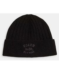 COACH - Knit Beanie - Lyst