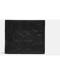 COACH - 3-in-1 Wallet In Signature Leather - Lyst