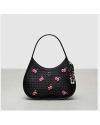 COACH - Ergo Bag In Perforated Upcrafted Leather With Cherry Pins - Lyst