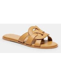 COACH - Lena Slide Sandal - Lyst