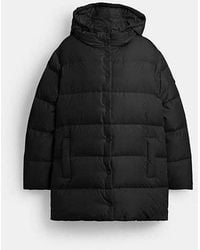 COACH - Mid Puffer Jacket - Lyst