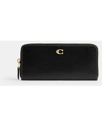 COACH - Leather Wallet With Logo, - Lyst