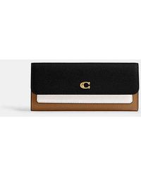 COACH - Portafoglio Mila Lungo Con Patta - Lyst