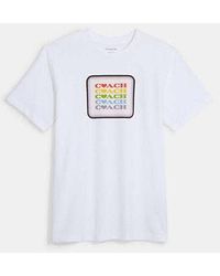 COACH - Rainbow Graphic T-shirt - Lyst