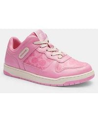 COACH - C201 Low Top Sneaker - Pink, Size 7.5 - Lyst