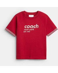 COACH - Raglan Jersey T-Shirt - Lyst