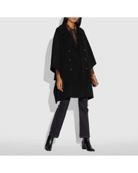 coach black coat