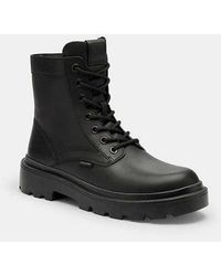 COACH - Combat Boot - Lyst