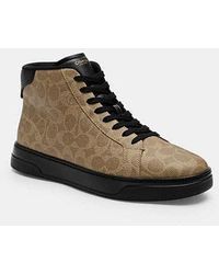 COACH - High Line High Top Sneaker - Lyst