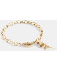 COACH - Skeletal Rexy Signature Chain Bracelet - Lyst