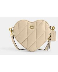 COACH - Heart Crossbody Bag With Quilting - Lyst