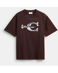COACH - Hardware Relaxed T-Shirt - Lyst