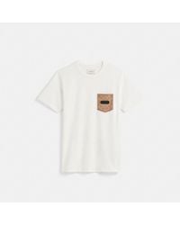 Coach Essential Pocket エッセンシャル ポケット Tシャツ COACH® | Essential Pocket T Shirt