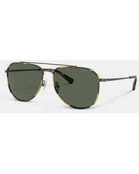 COACH - Metal Windsor Pilot Sunglasses - Lyst