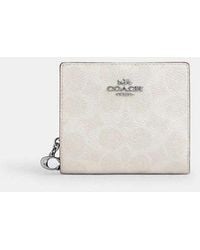 COACH - Portafoglio A Scatto - Lyst