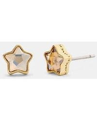 COACH - Signature Star Stud Earrings - Lyst