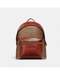 coach backpack tan