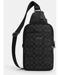 COACH - Mochila Ethan en lona de firma - Lyst