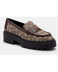 COACH - Lucy Loafer Aus Signature-Jacquard - Lyst
