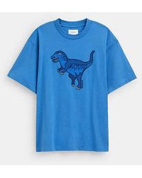COACH - Rexy T-Shirt aus Biobaumwolle - Lyst