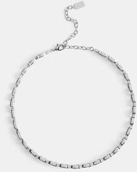 COACH - Beveled Signature Link Chain Bracelet - Lyst