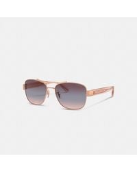 COACH - Signature Ombré Narrow Pilot Sunglasses - Lyst