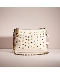 COACH - Upcrafted Double Zip Shoulder Bag In Colorblock - Lyst