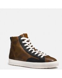 coach c207 high top sneaker