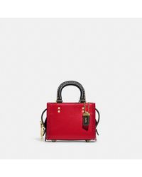 COACH Leather Rogue 25 In Colorblock With Rivets | Lyst