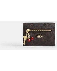 COACH - Card Case With Charms - Lyst