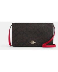 COACH - Anna Foldover Clutch Crossbody Bag - Lyst