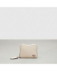 COACH - Wavy Zip Around Wallet In Topia Leather - Lyst