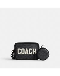 COACH - Charter Crossbody In Signature Canvas With Graphic - Lyst