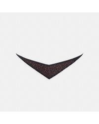 COACH - Leopard Print Silk Elongated Triangle Scarf - Lyst