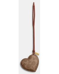 COACH - Heart Puffy Bag Charm - Lyst