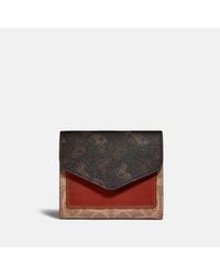 COACH - Wyn Small Wallet With Horse And Carriage Print - Lyst