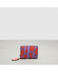 COACH - Zip Around Wallet With Lava Appliqué In Upcrafted Leather - Lyst