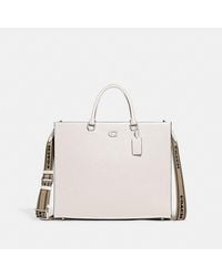COACH - Tote Bag 40 With Signature Canvas - Lyst
