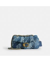 COACH - Tabby Shoulder Bag 26 With Repurposed Denim Patchwork Quilting - Lyst