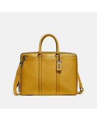 COACH Metropolitan Slim Brief - Yellow