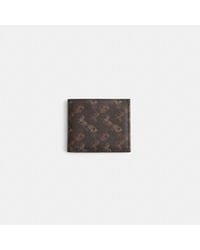 COACH - Restored Double Billfold Wallet With Horse And Carriage Print - Lyst