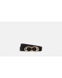 COACH - Signature Buckle Belt, Size Small | Leather - Lyst