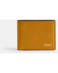COACH - Slim Billfold Wallet - Lyst