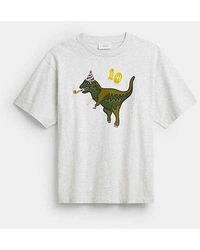 COACH - Rexy 10Th Birthday Relaxed T-Shirt - Lyst