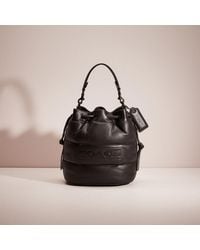 COACH - Restored Field Bucket Bag With Quilting And Badge - Lyst