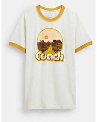 COACH - Roadside Ringer T-shirt - Lyst
