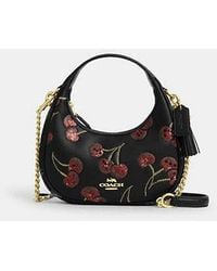 COACH - Carmen Mini Crossbody Bag With Cherry Print - Lyst