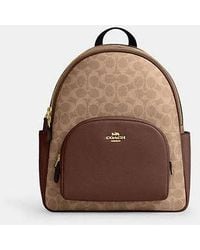 COACH - Mochila Court en lona de firma - Lyst
