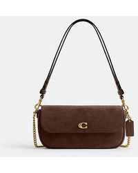 COACH - Brook Tasche Mit Umschlag Und Kette - Lyst