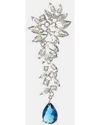COACH - Statement Crystal Single Earring - Lyst